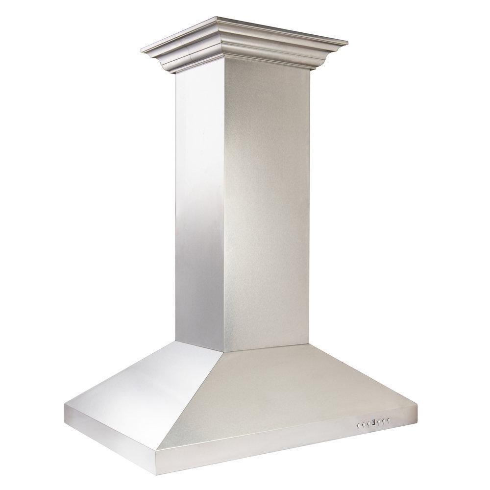 ZLINE Designer Series DuraSnow Stainless Steel Island Mount Range Hood