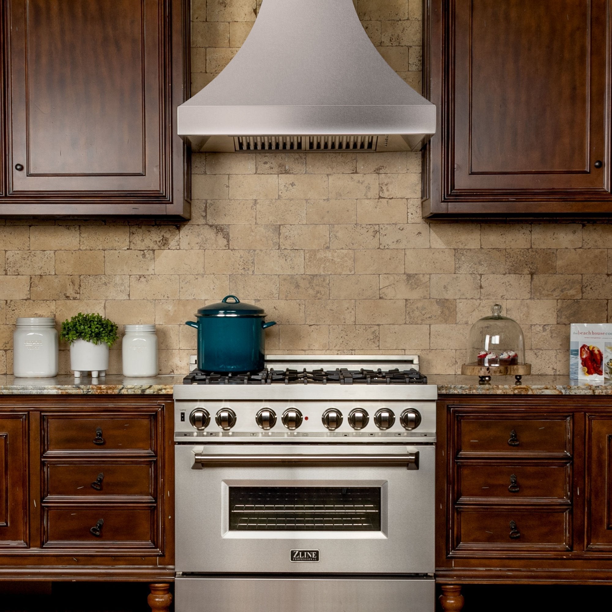 ZLINE Designer Series DuraSnow Stainless Steel Wall Range Hood