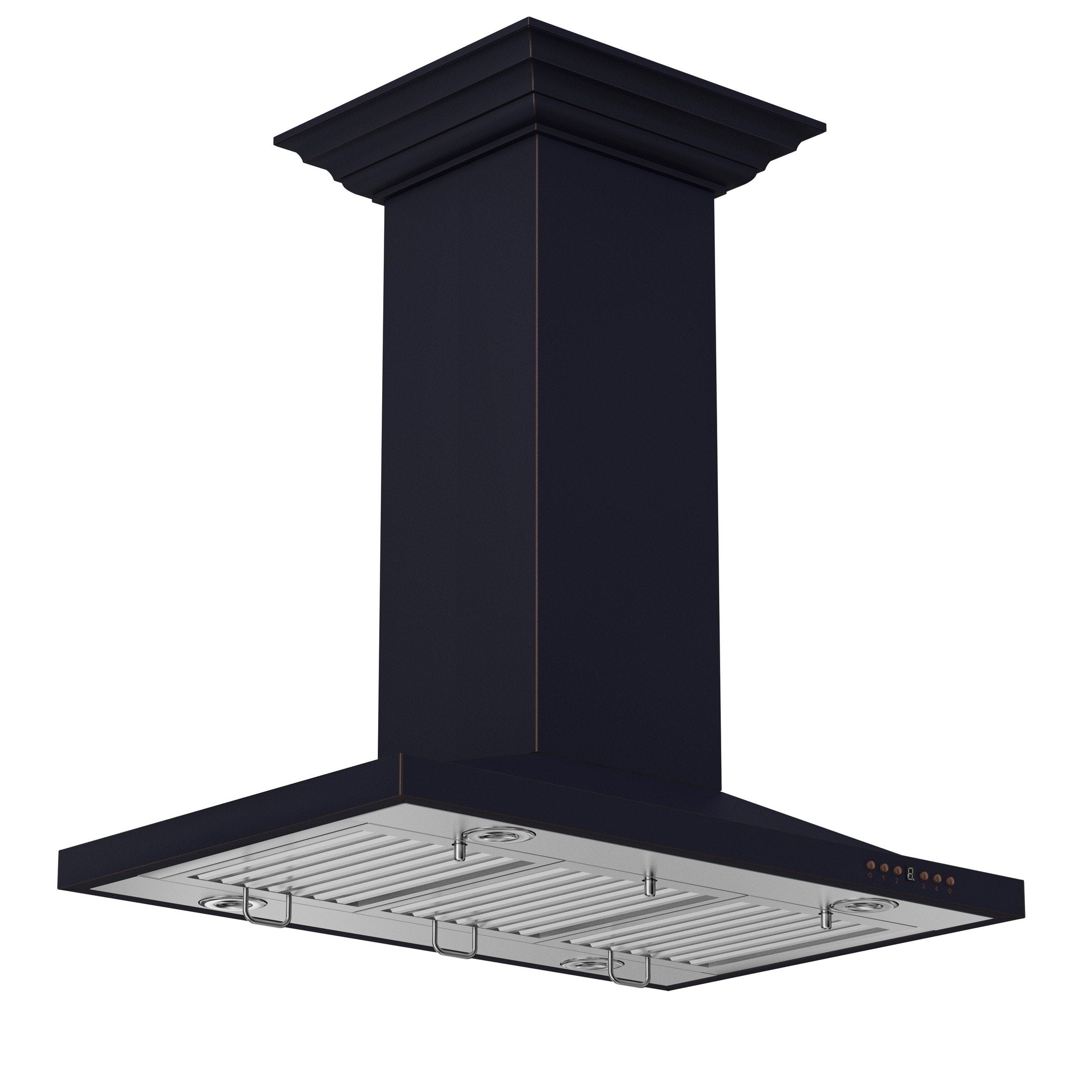 ZLINE Designer Series Oil-Rubbed Bronze Island Mount Range Hood