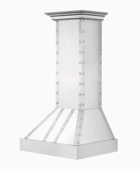 ZLINE Designer Series Wall Mount Range Hood in Dura Snow Stainless Steel - 655-4SSSS