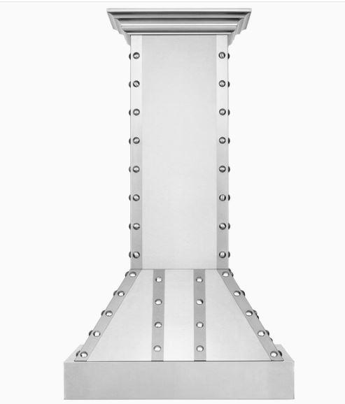 ZLINE Designer Series Wall Mount Range Hood in Dura Snow Stainless Steel - 655-4SSSS