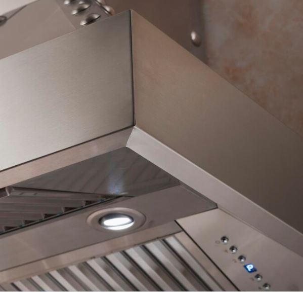 ZLINE Designer Series Wall Mount Range Hood in Dura Snow Stainless Steel - 655-4SSSS