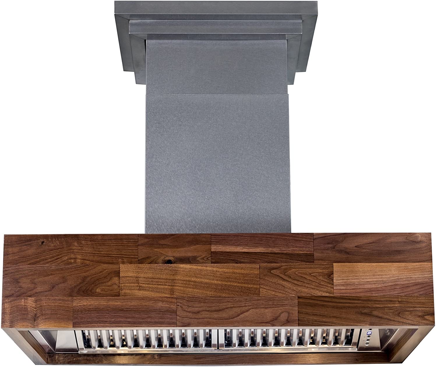 ZLINE Designer Series Wooden Wall Mount Range Hood in Butcher Block