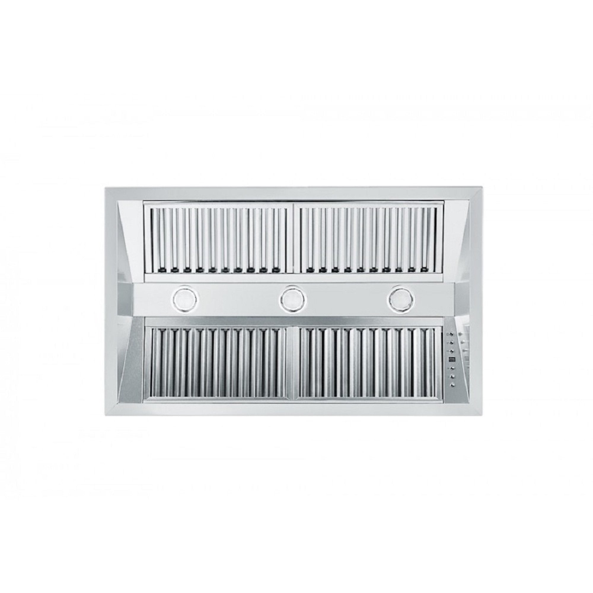 ZLINE Ducted Island Mount Range Hood Insert in Stainless Steel
