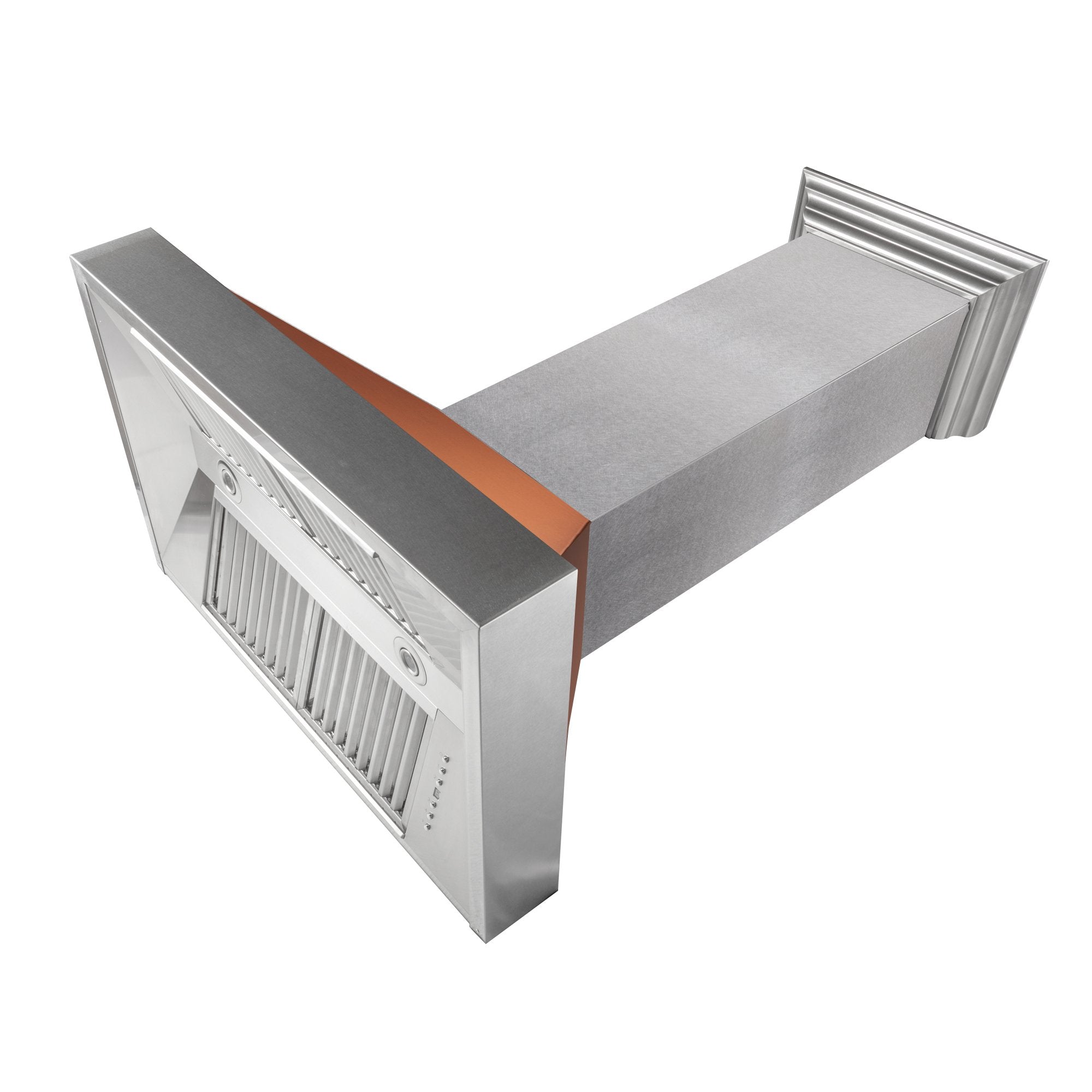 ZLINE DuraSnow Stainless Steel Range Hood with Copper Shell