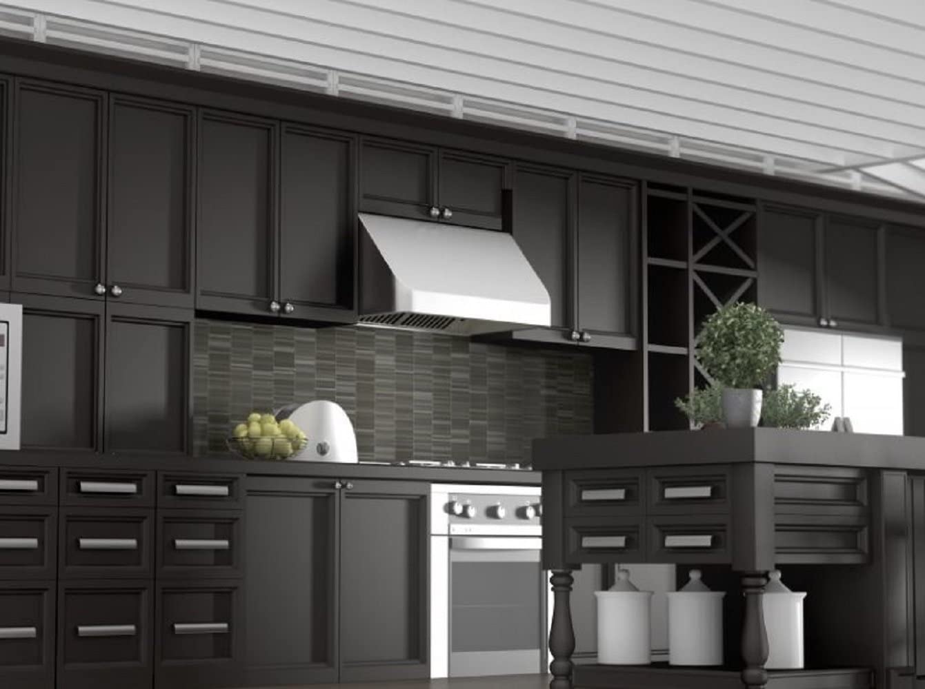 ZLINE Outdoor Under Cabinet Range Hood in Stainless Steel - 488-304-42
