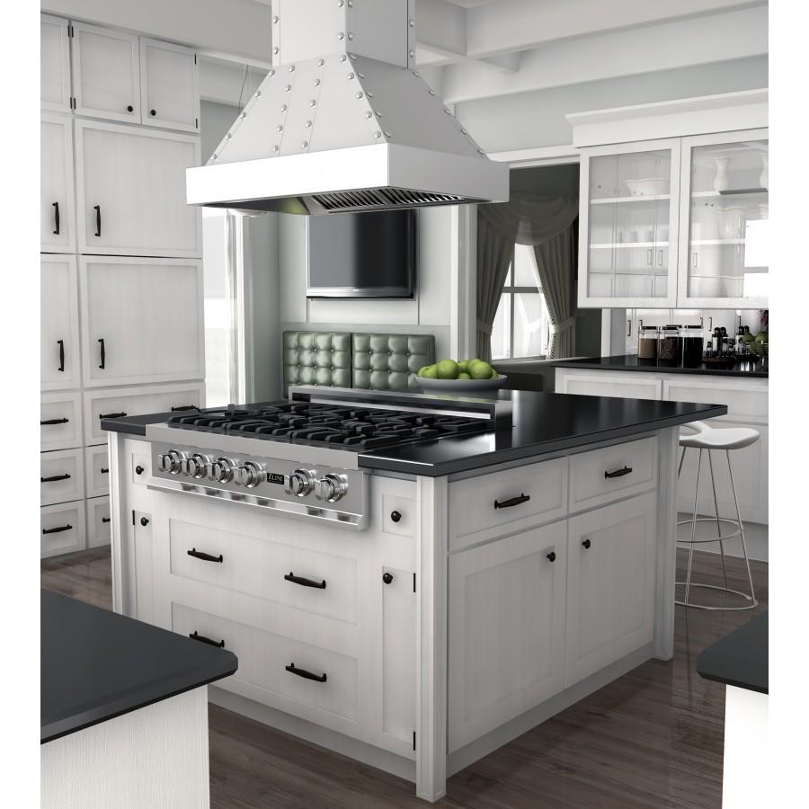 ZLINE Range Hood Designer Series Island in Stainless Steel - 655i-4SSSS
