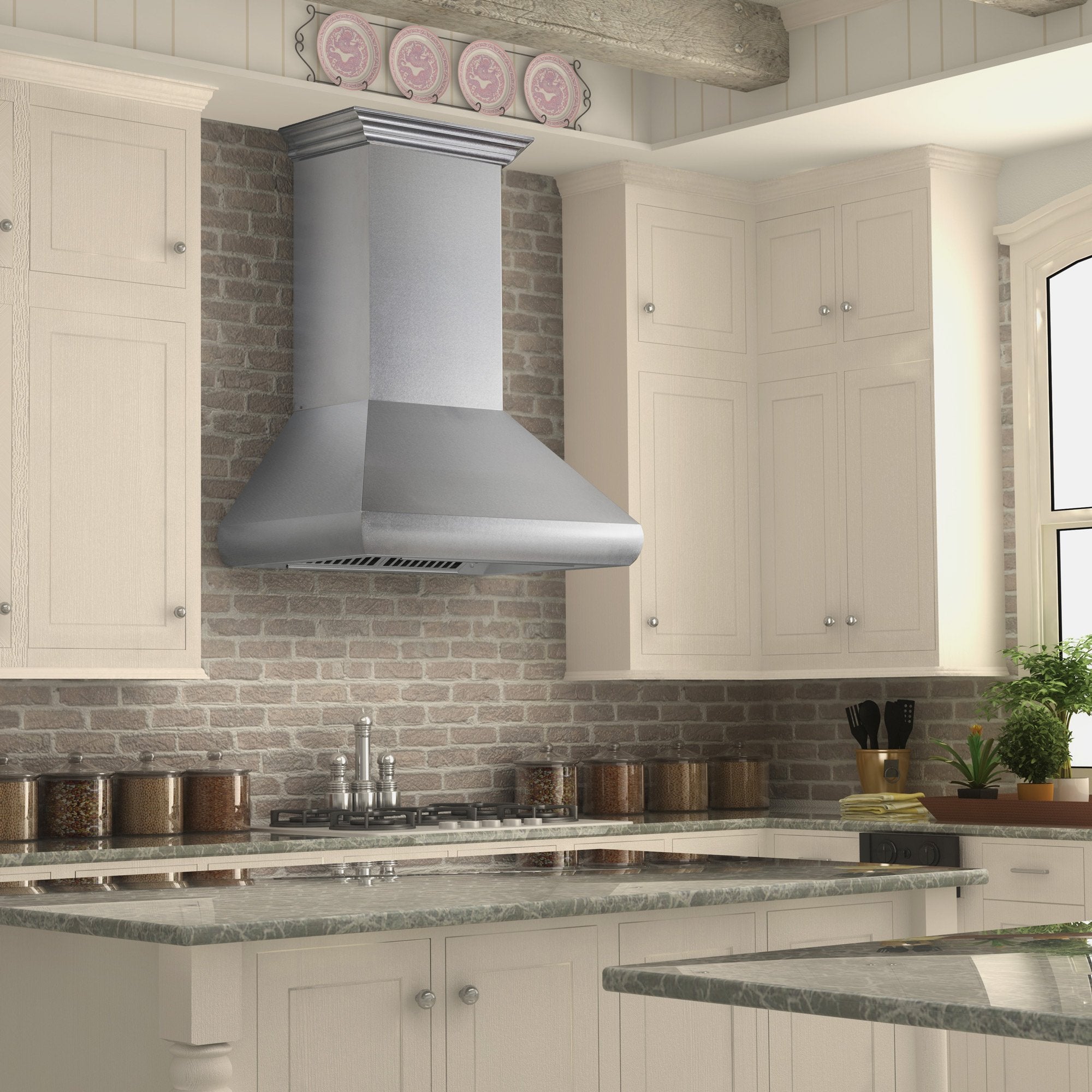 ZLINE Wall Mount Range Hood in DuraSnow Stainless Steel