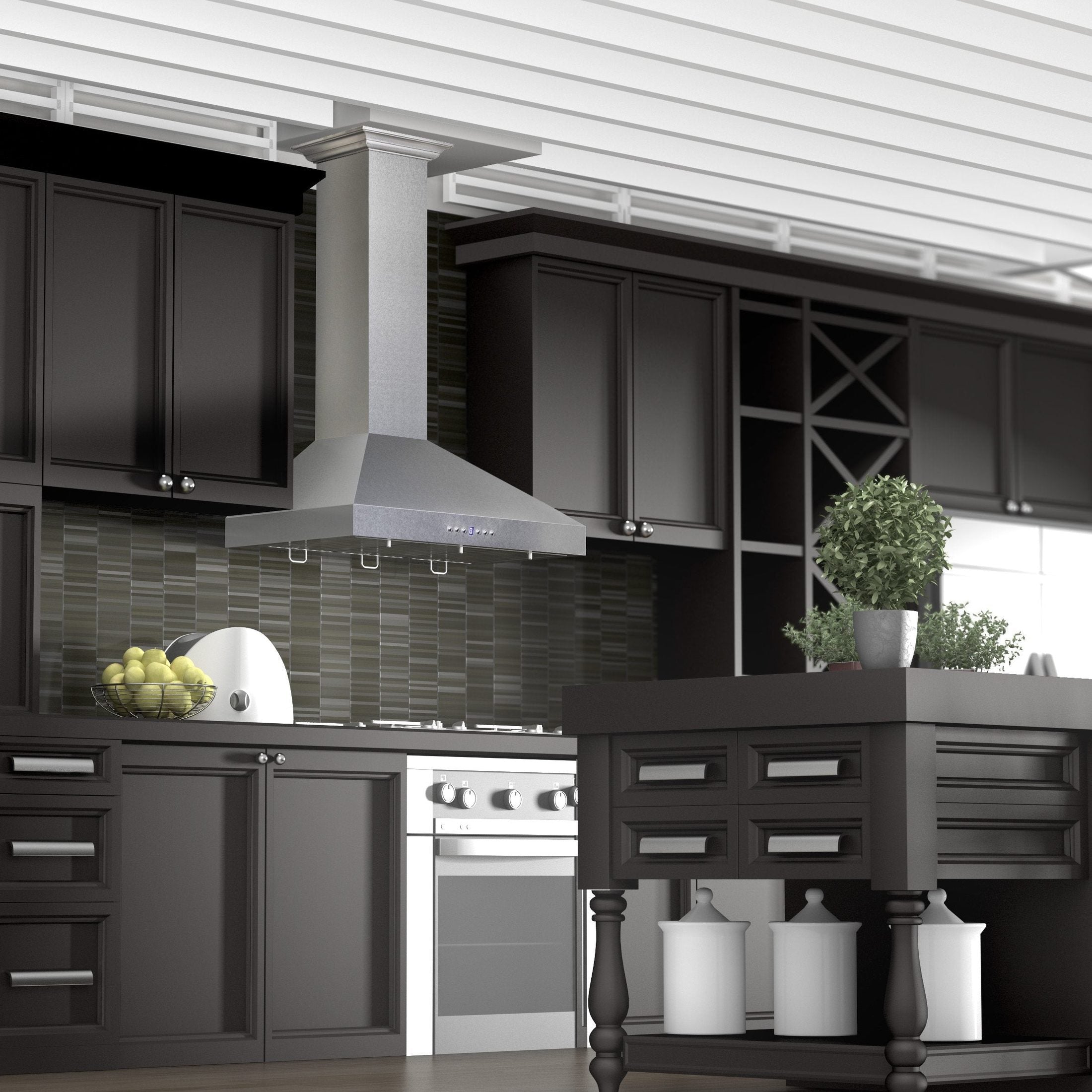 ZLINE Wall Mount Range Hood in DuraSnow Stainless Steel