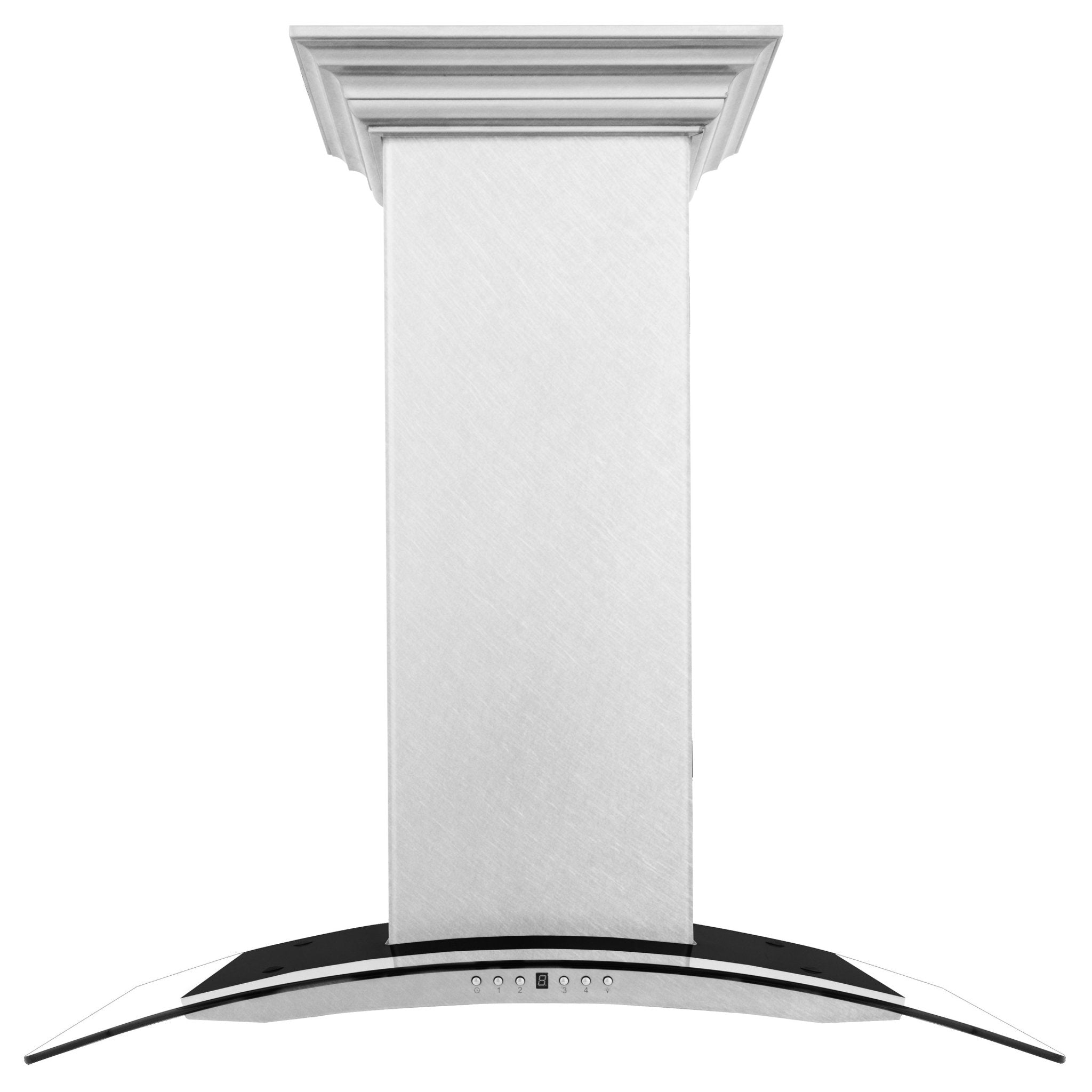 ZLINE Wall Mount Range Hood in DuraSnow Stainless Steel & Glass