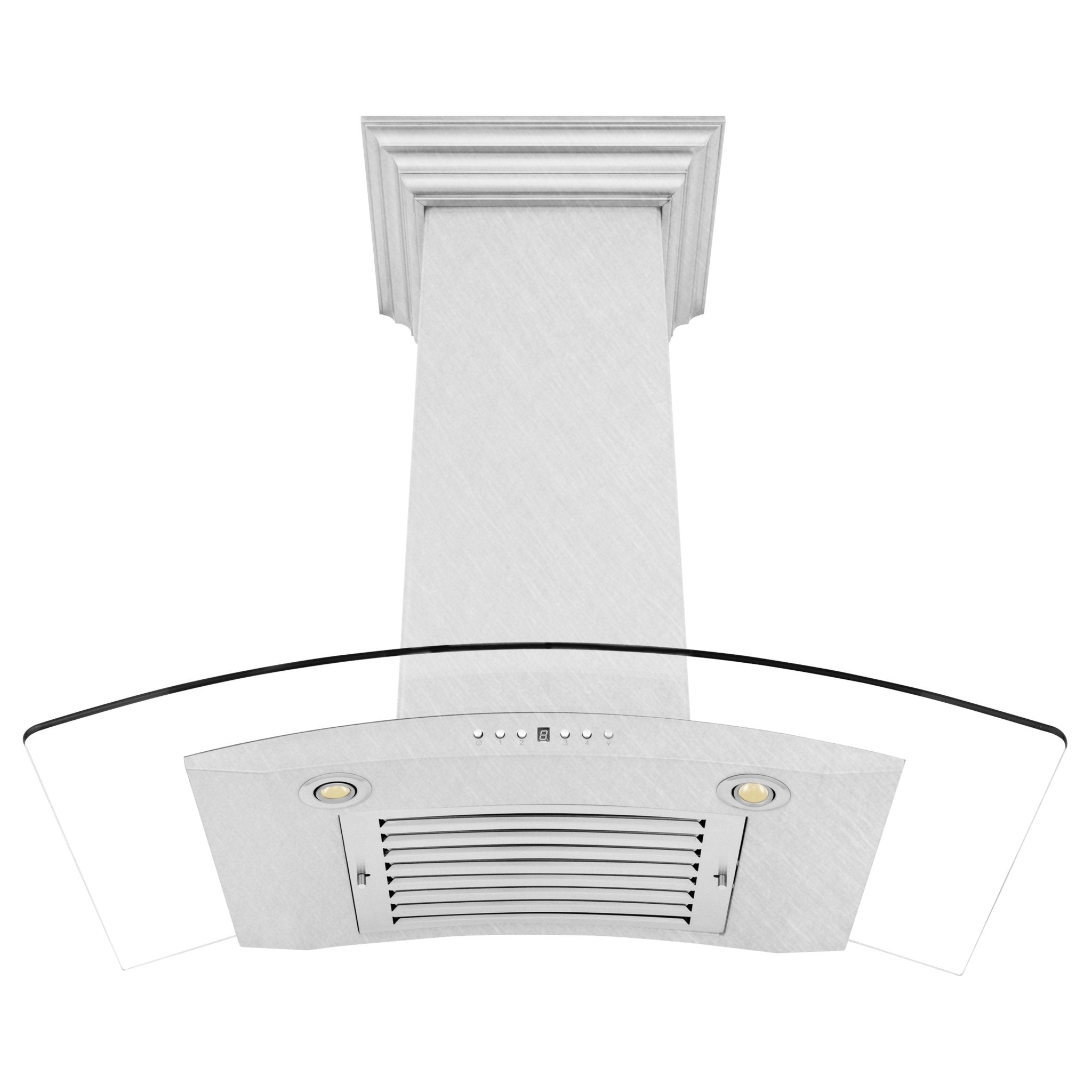 ZLINE Wall Mount Range Hood in DuraSnow Stainless Steel & Glass