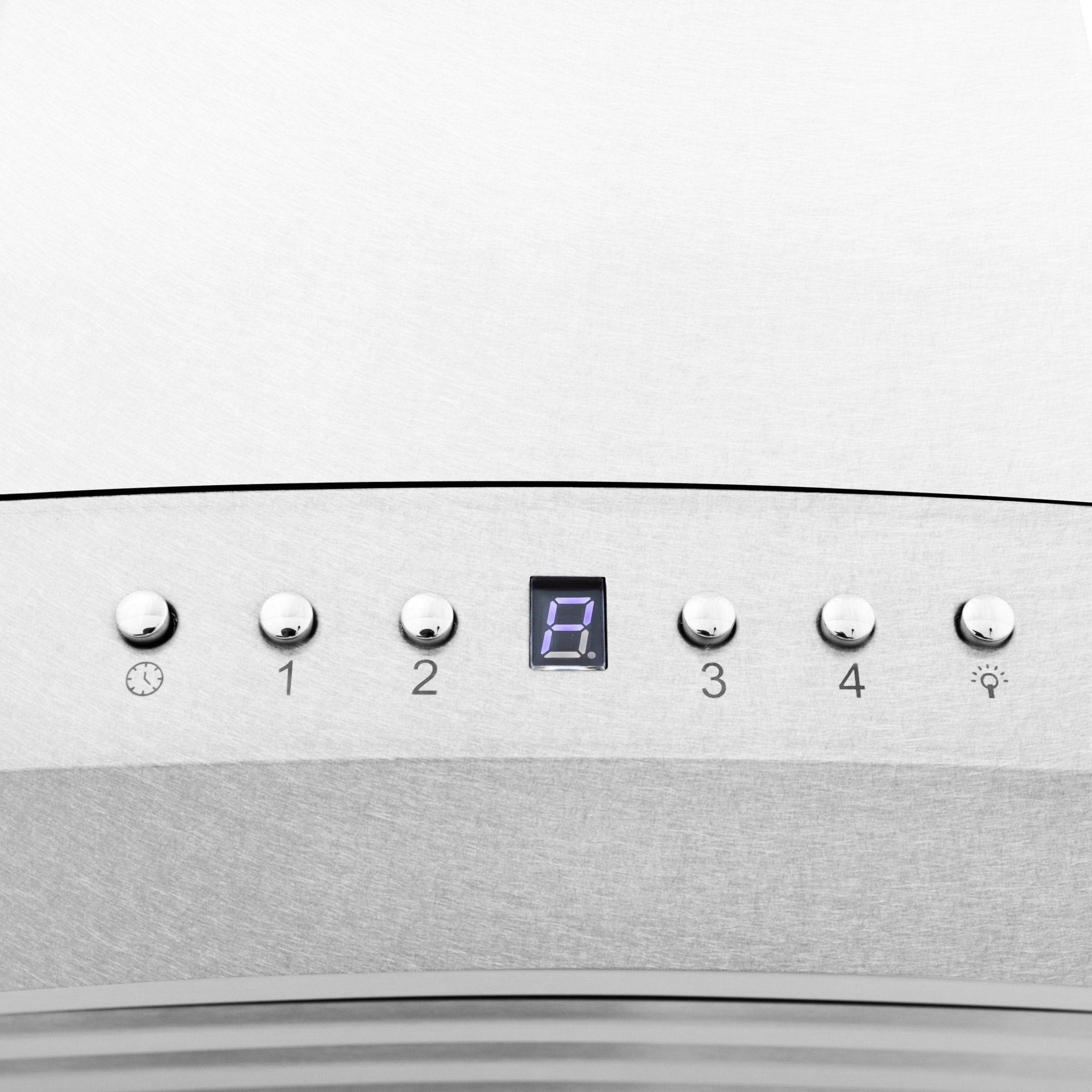 ZLINE Wall Mount Range Hood in DuraSnow Stainless Steel & Glass