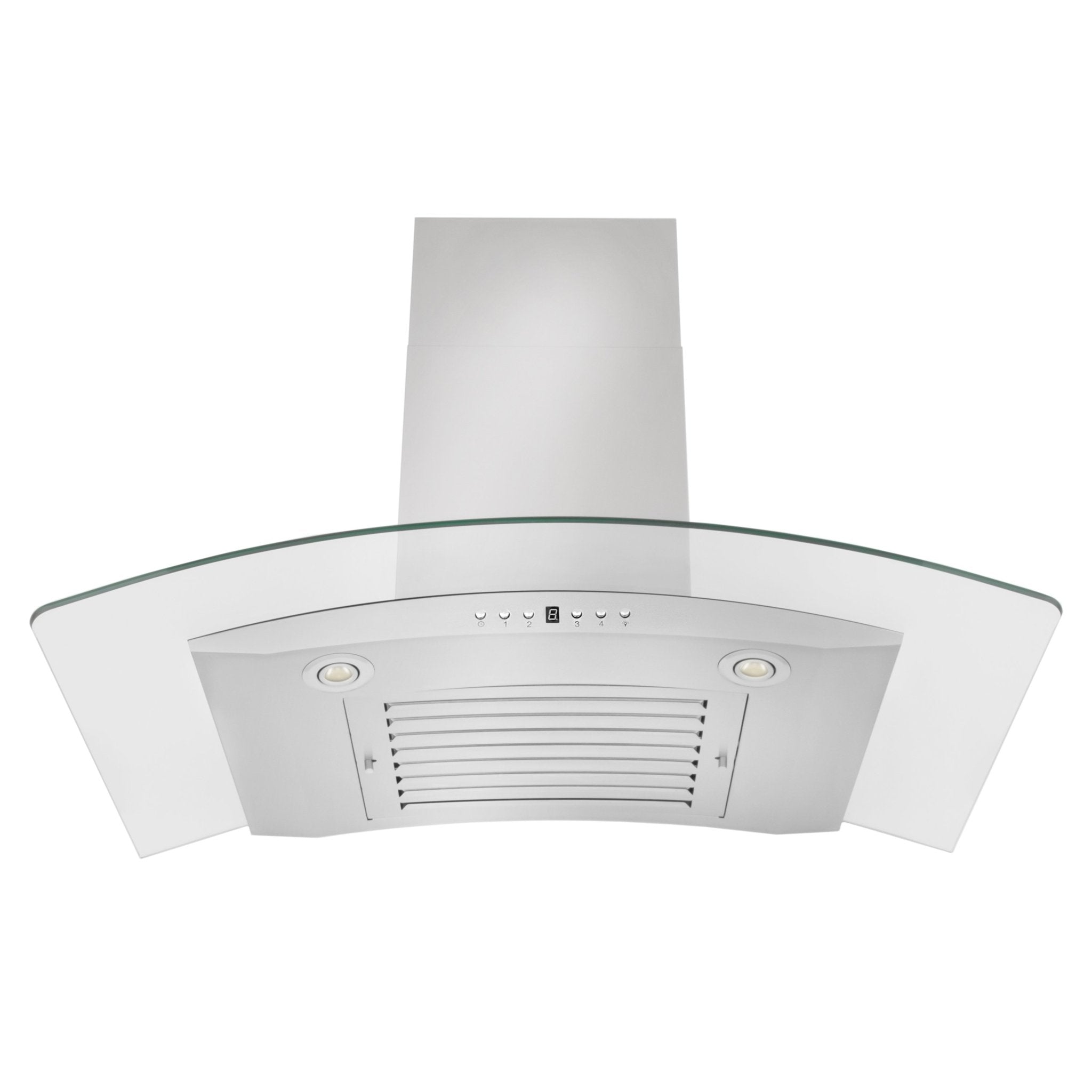 ZLINE Wall Mount Range Hood in Stainless Steel & Glass - KN4