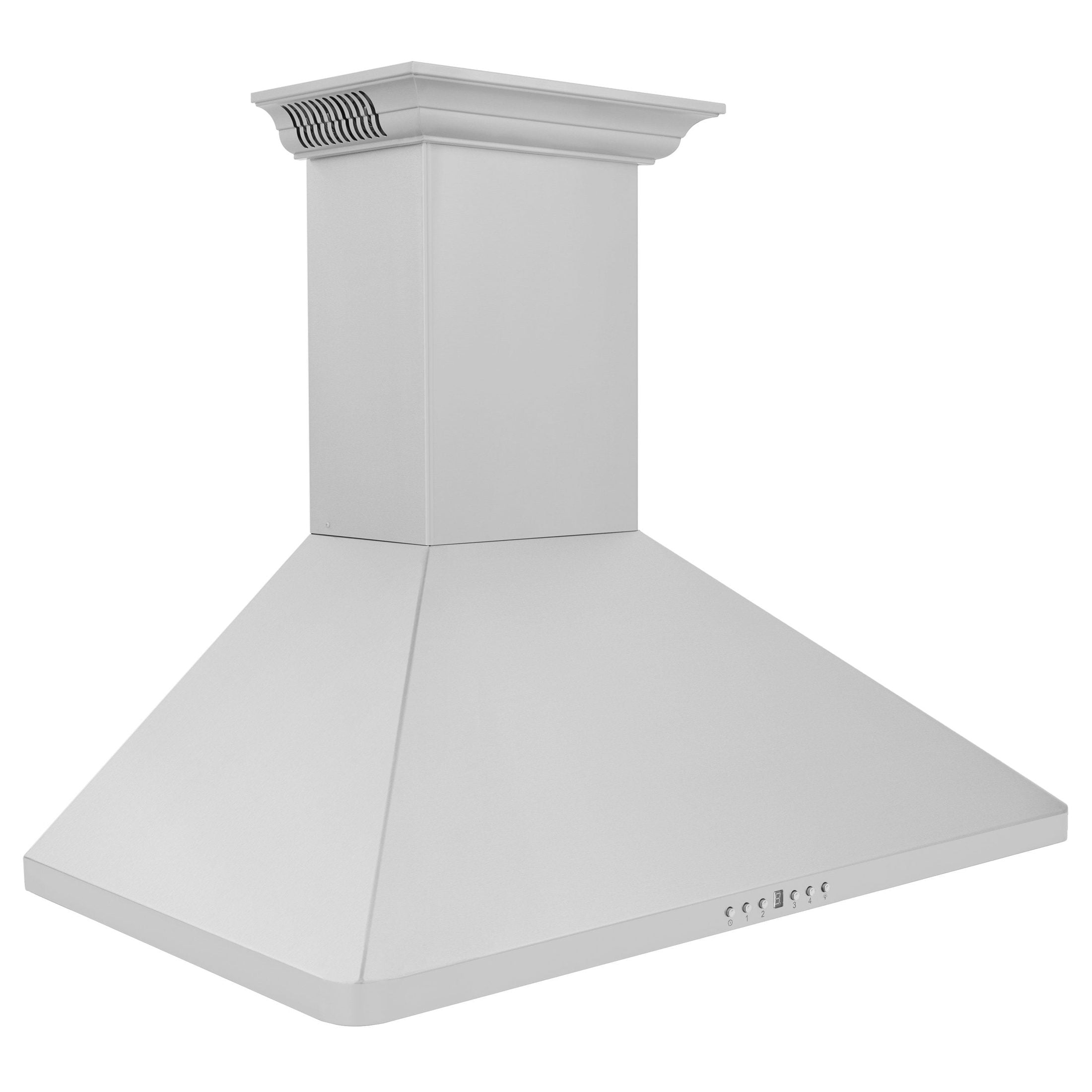 ZLINE Wall Mount Range Hood in Stainless Steel with Built-in CrownSound Bluetooth