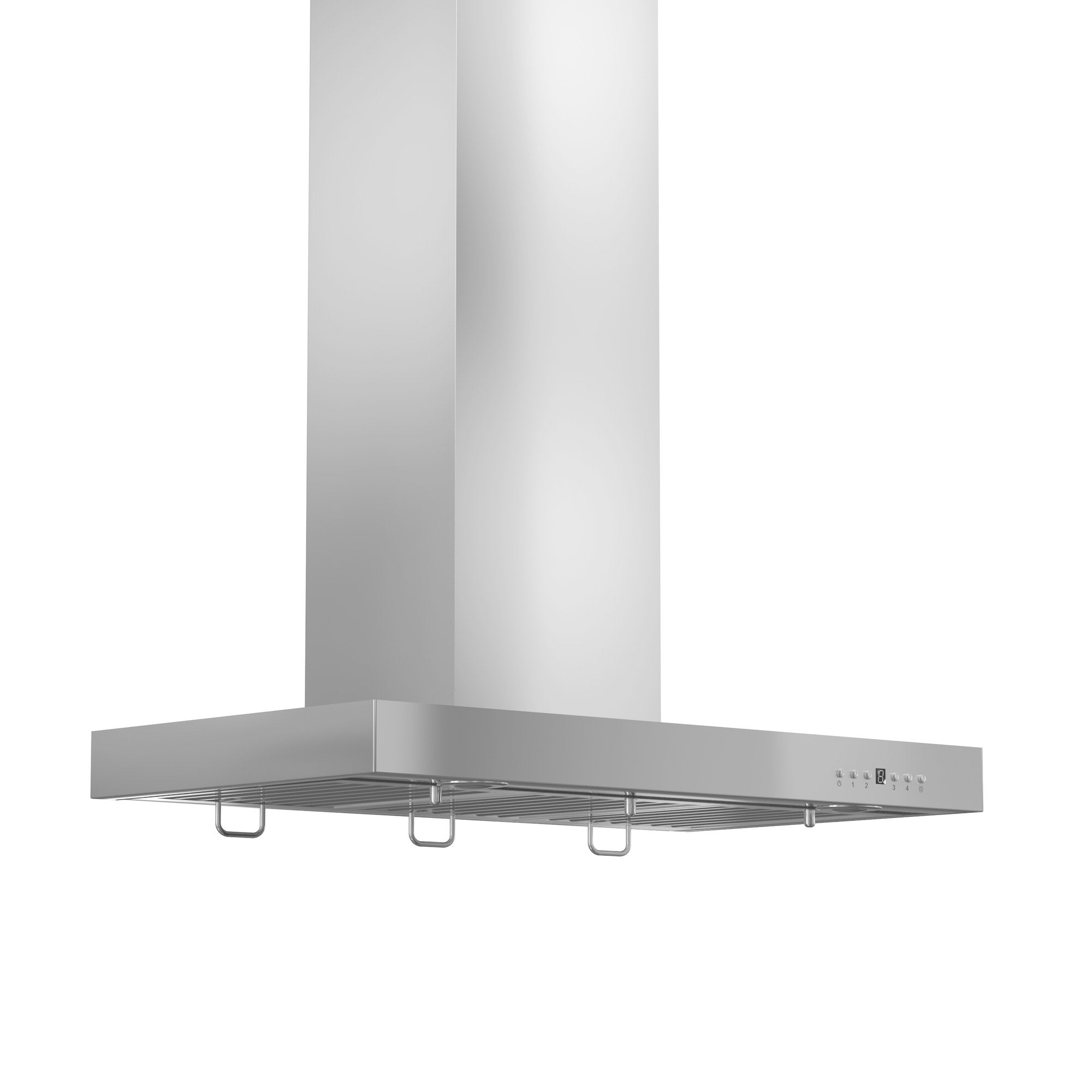 ZLINE Wall Mount Range Hood in Stainless Steel with Crown Molding - KECRN