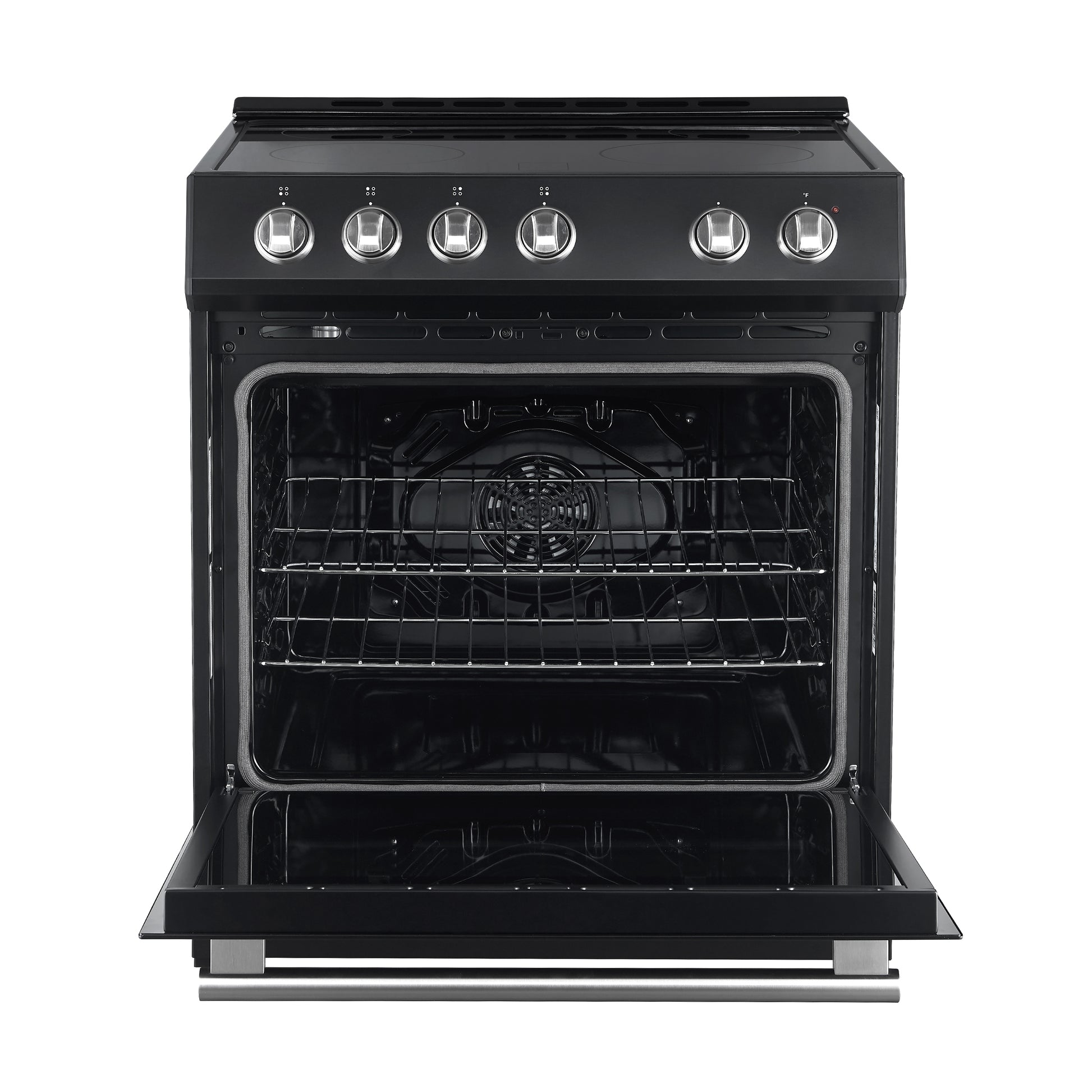 Forno Espresso Package - 30" Electric Range, Range Hood, Refrigerator and Dishwasher in Stainless, White, or Black
