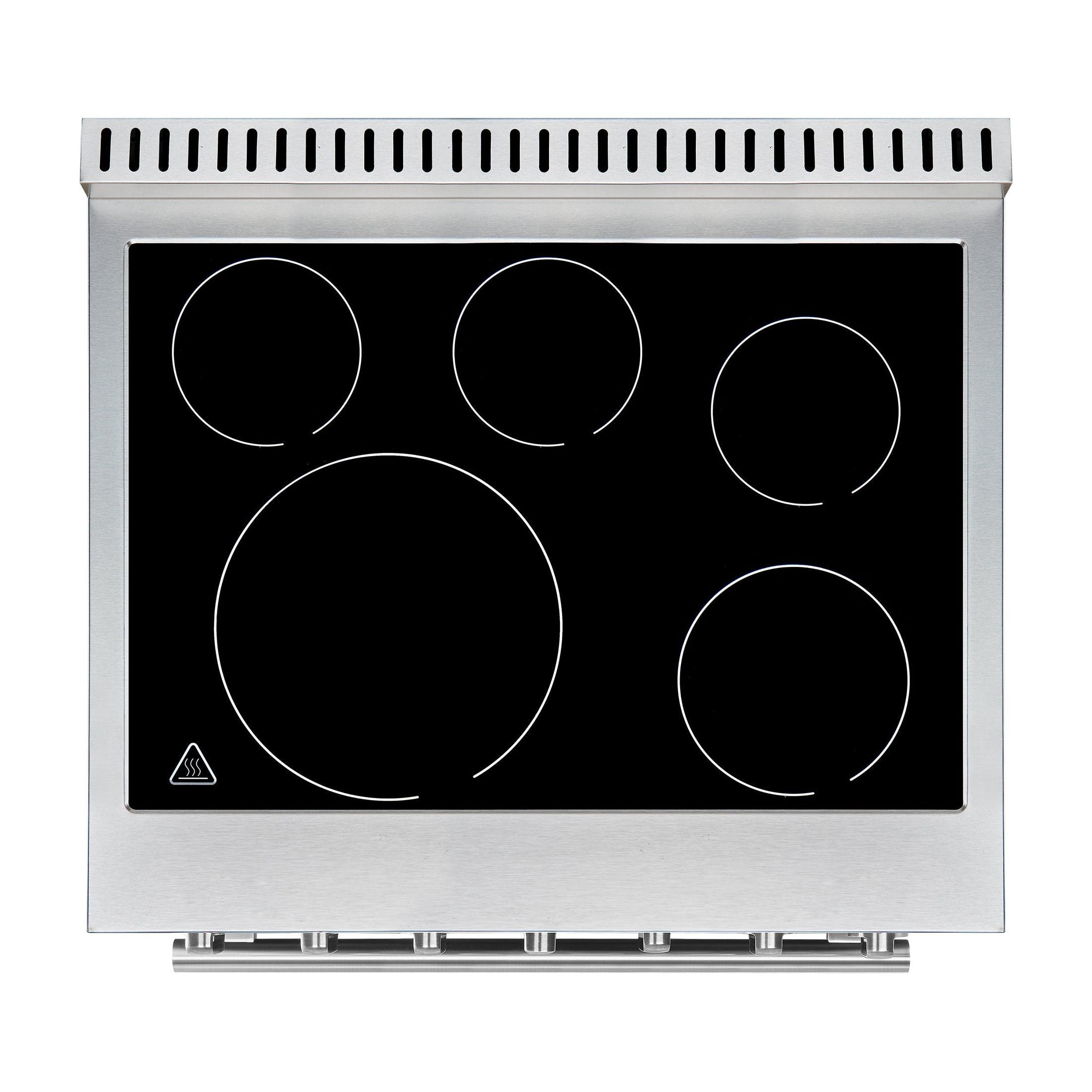 Forno Espresso 30" 4.38 cu. ft. Freestanding Electric Range in Stainless Steel, FFSEL6011-30