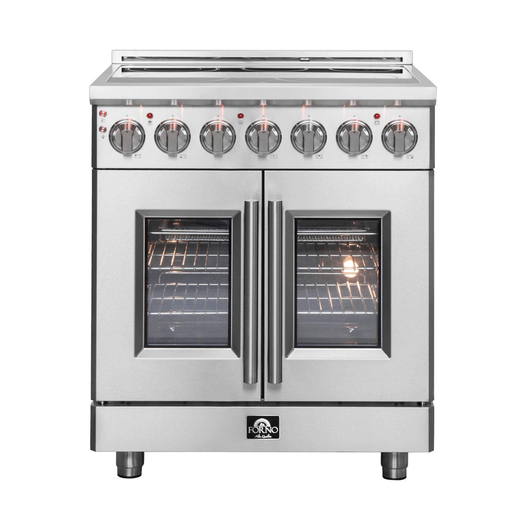 FORNO Massimo 30" Freestanding French Door Electric Range - FFSEL6955-30
