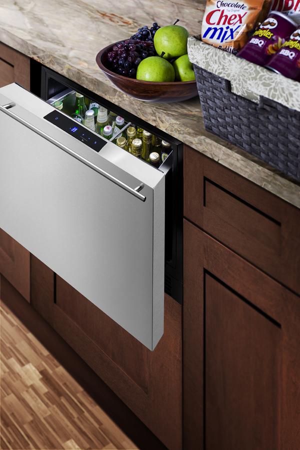 Summit 21.5" Wide Built-In Drawer Refrigerator