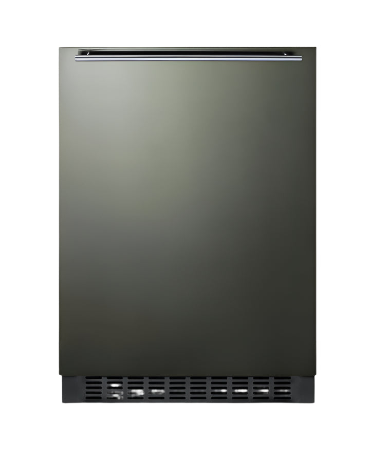 Summit 24" Wide Frost-Free Built-In All-Refrigerator With Horizontal Handle