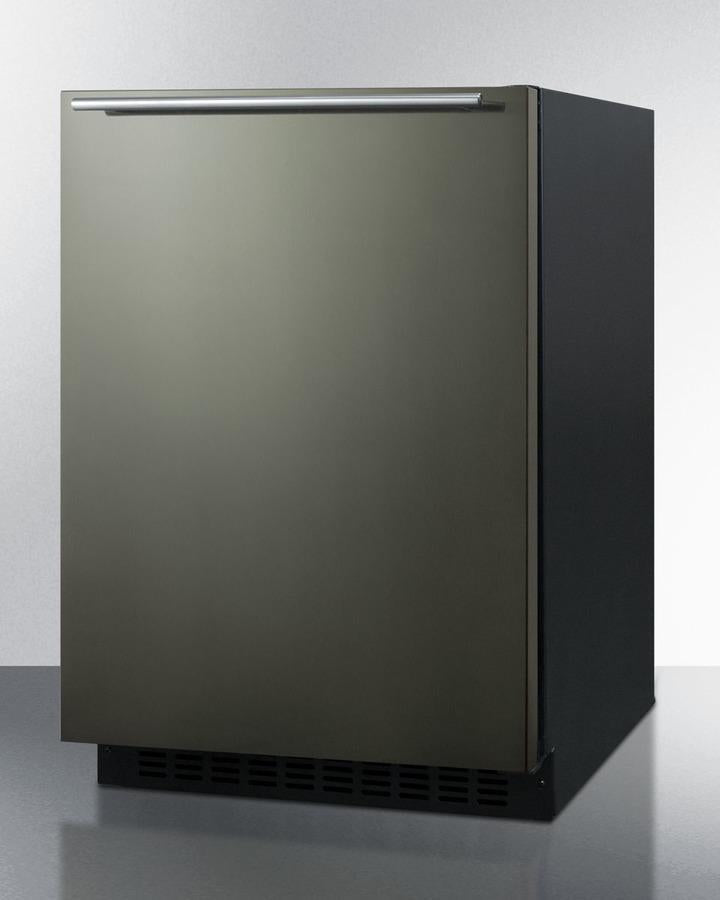 Summit 24" Wide Frost-Free Built-In All-Refrigerator With Horizontal Handle