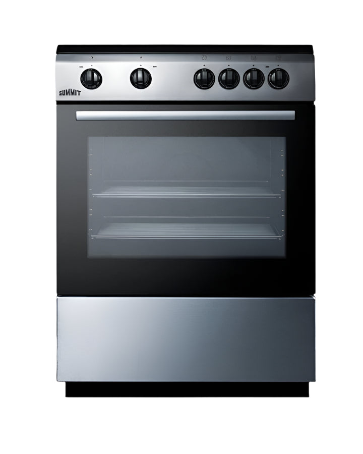 Summit 24" Wide Smooth Top Electric Range