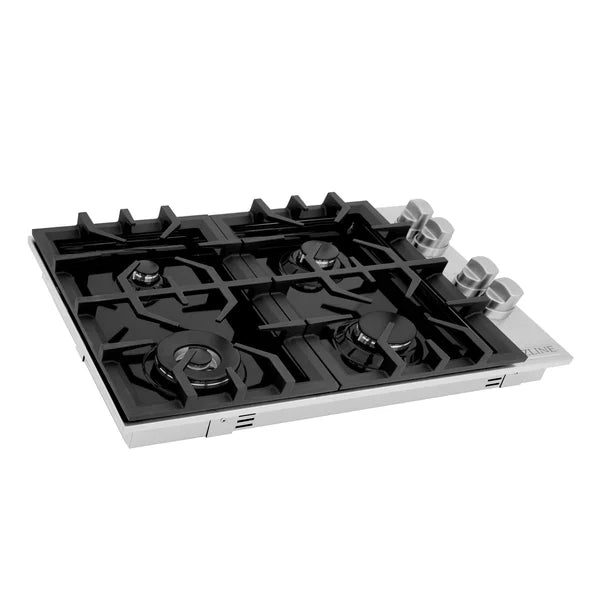 ZLINE 30" Professional Dropin Cooktop Stainless Steel With 4 Burners - RC30
