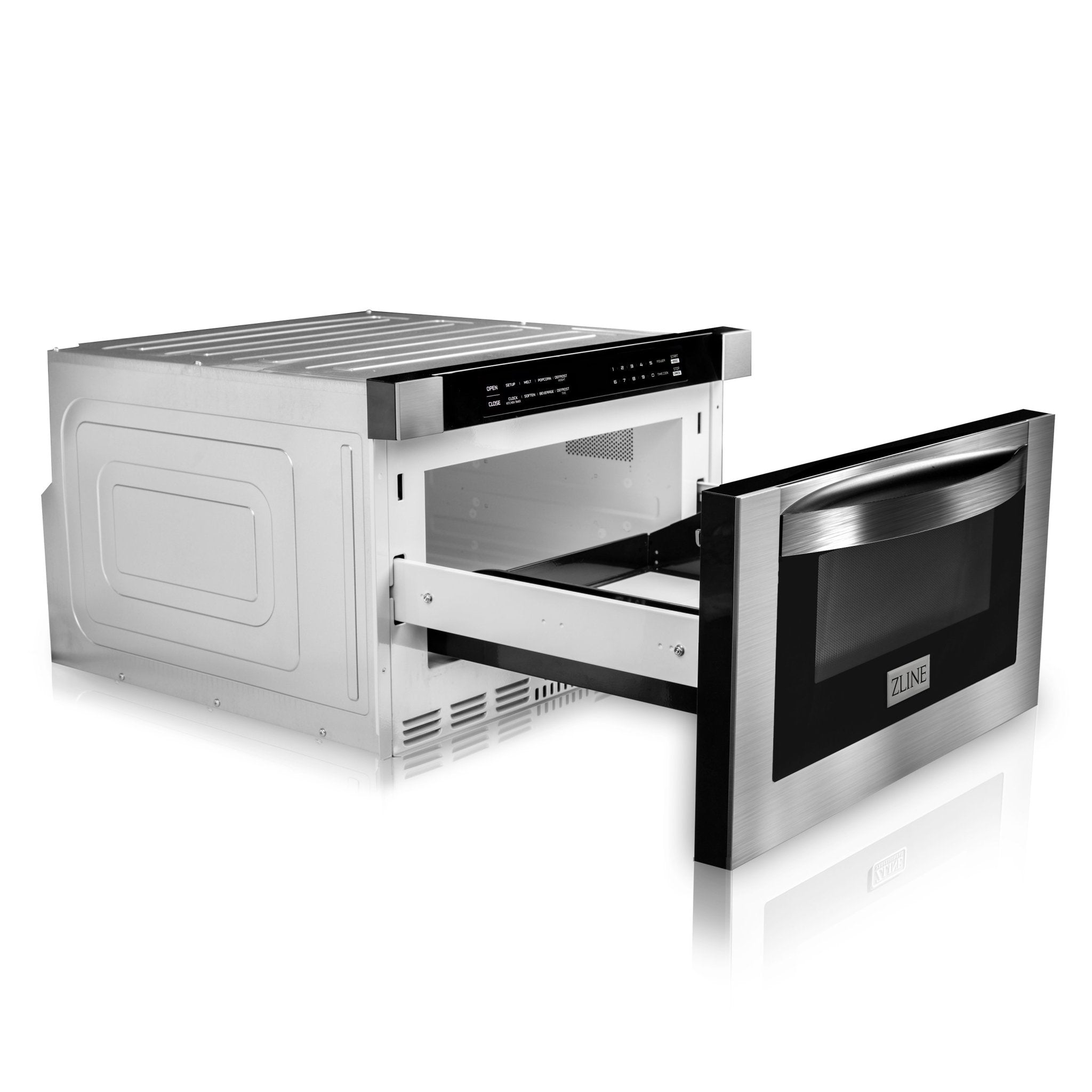 ZLINE 24" 1.2 cu. ft. Built-in Microwave Drawer in Stainless Steel 