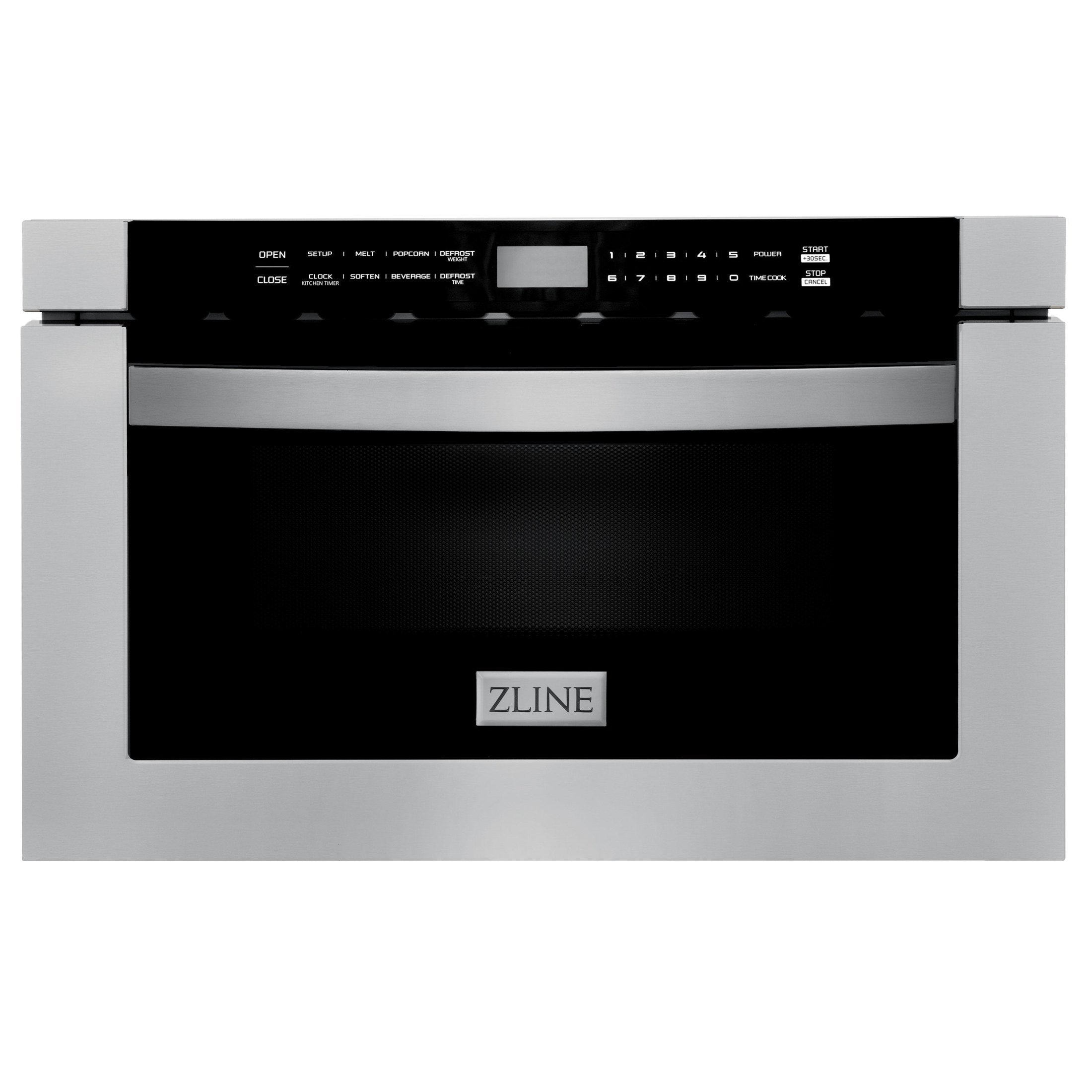 ZLINE 24" 1.2 cu. ft. Built-in Microwave Drawer in Stainless Steel 