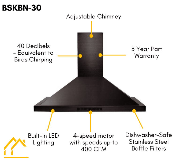 ZLINE Appliance Package - 30 in. Black Stainless Steel Gas Range, Range Hood, Microwave Drawer and Dishwasher 4KP-RGBRH30-MWDW
