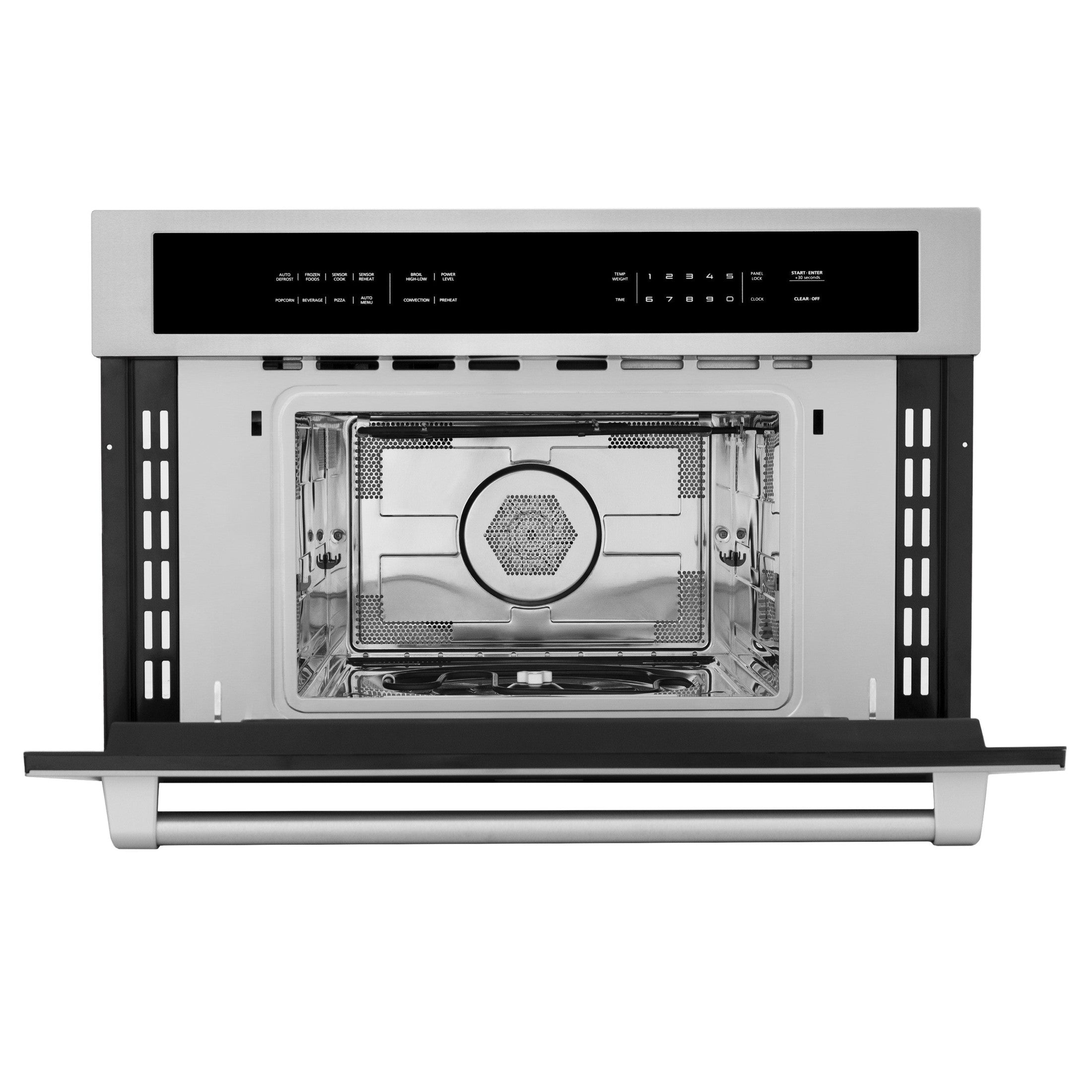 ZLINE 30 Inch wide, 1.6 cu ft. Built-in Convection Microwave Oven in Stainless Steel with Speed and Sensor Cooking 