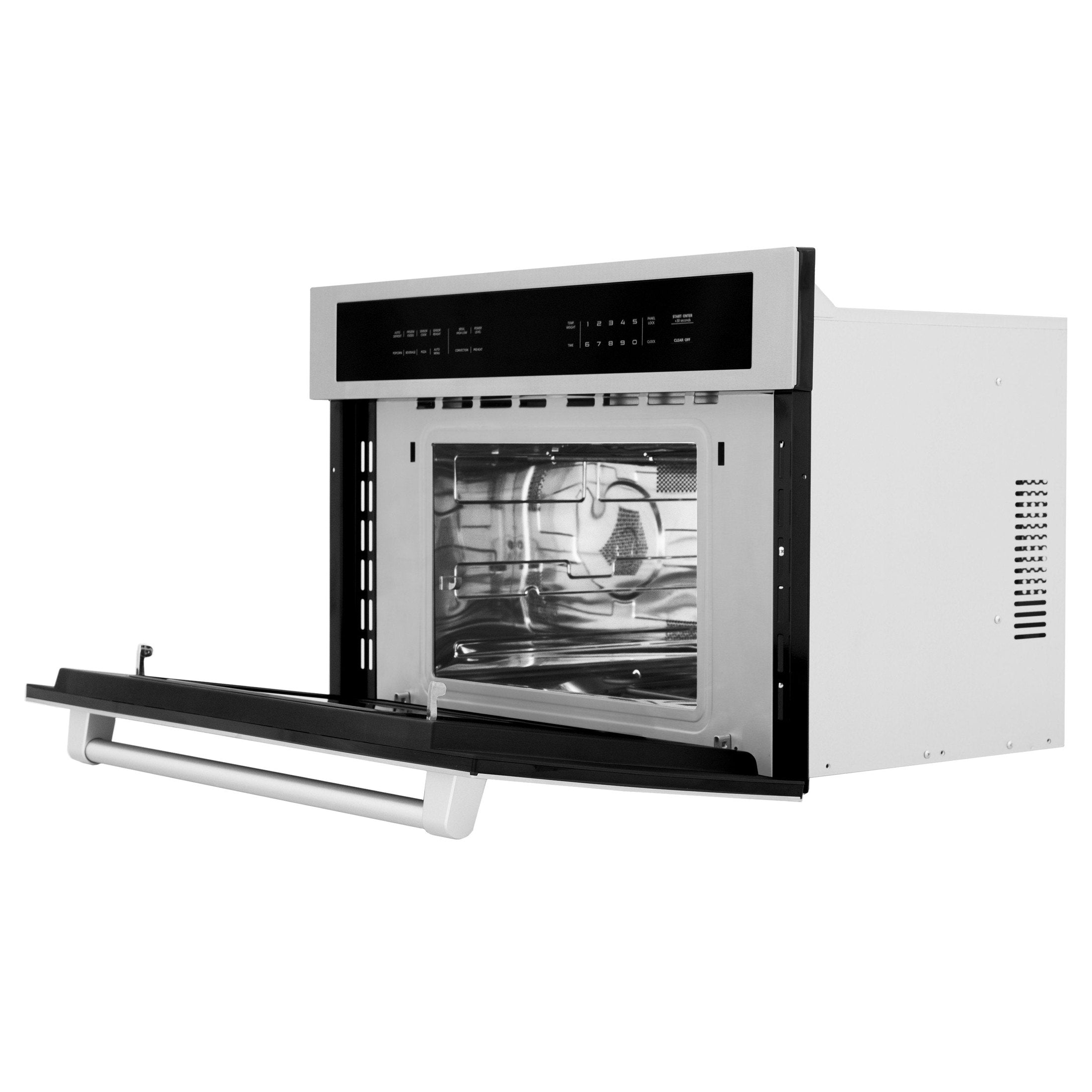 ZLINE 30 Inch wide, 1.6 cu ft. Built-in Convection Microwave Oven in Stainless Steel with Speed and Sensor Cooking 