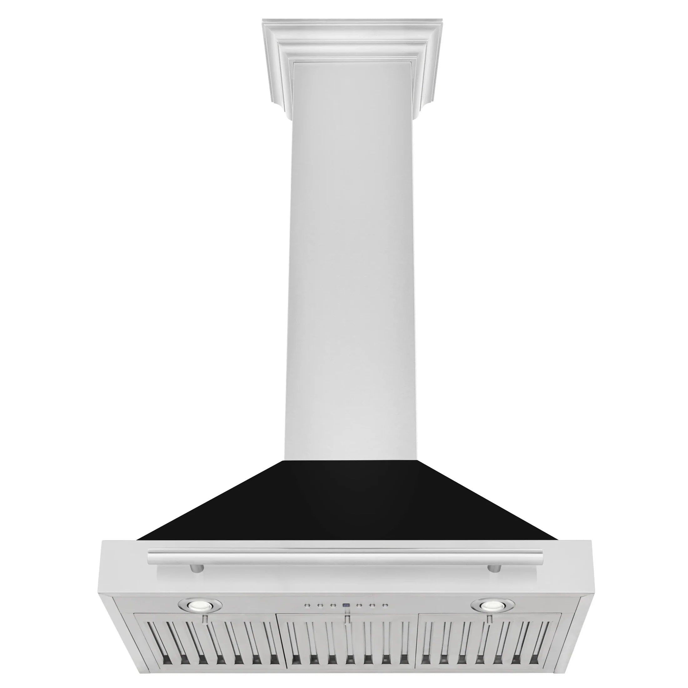 ZLINE 30" Stainless Steel Range Hood with Shell and Stainless Steel Handle