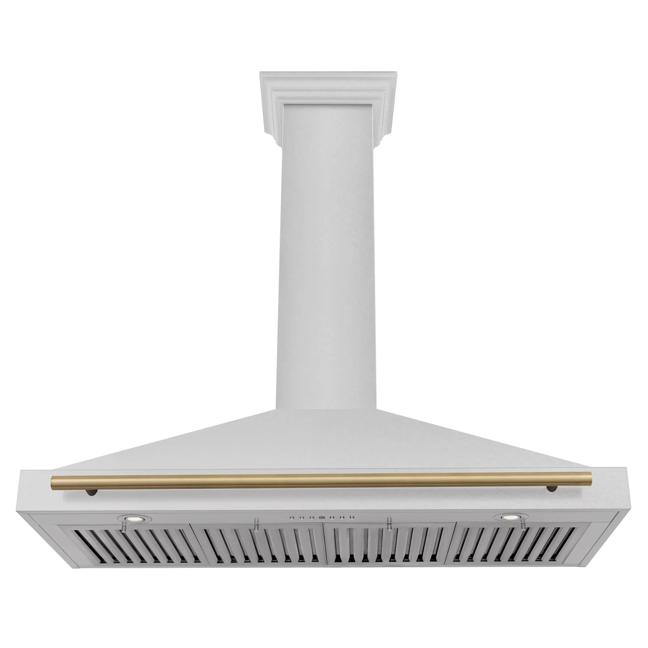 ZLINE 48" Autograph Edition DuraSnow® Stainless Steel Range Hood with DuraSnow® Stainless Steel Shell KB4SNZ-48