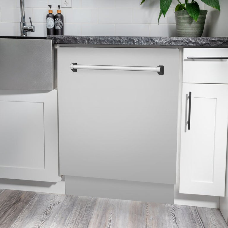 ZLINE Appliance Package - 48 in. Dual Fuel Range, Range Hood, 3 Rack Dishwasher, Refrigerator - 4KPR-RARH48-DWV