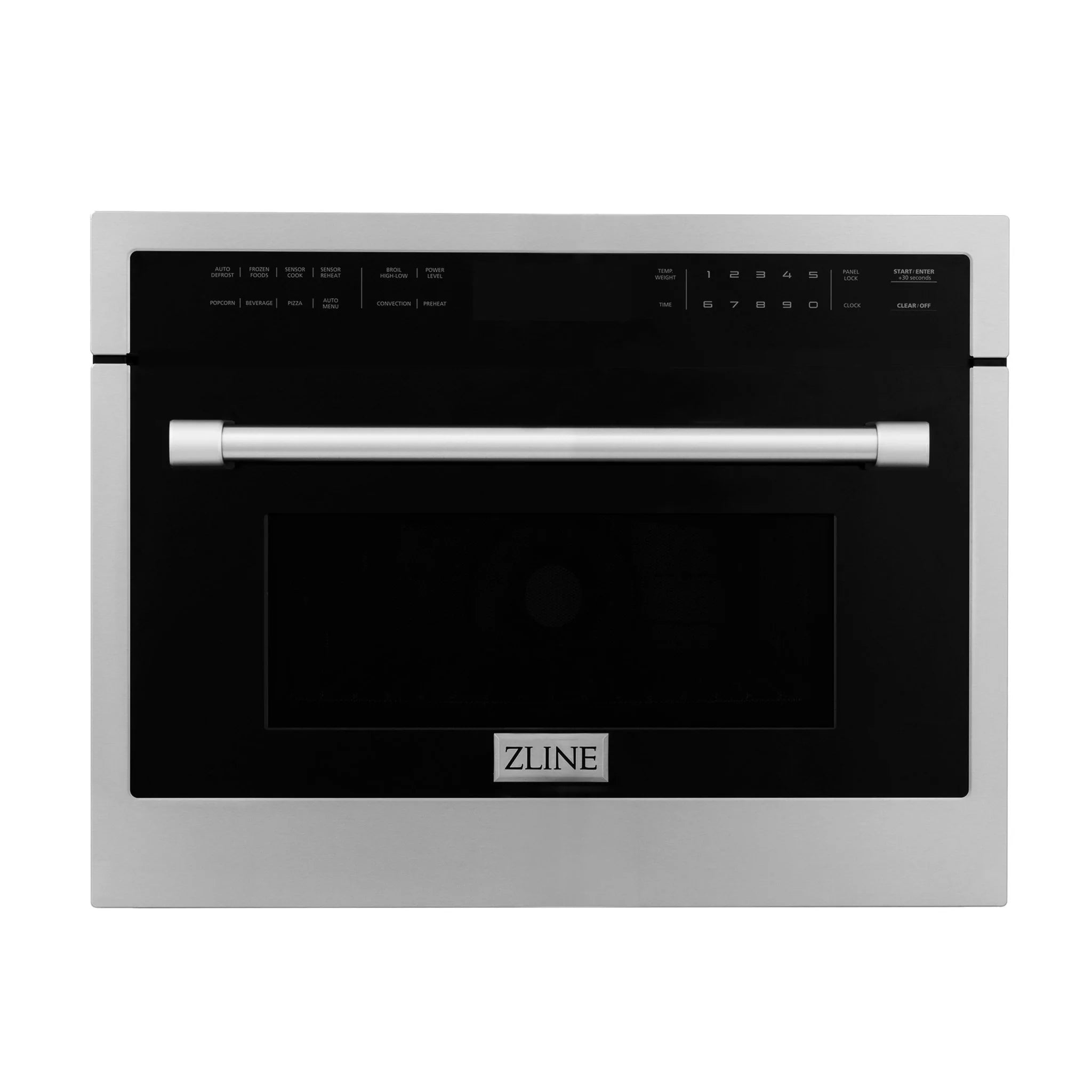 ZLINE Appliance Package - 48" Kitchen Package with Stainless Steel Dual Fuel Range, Convertible Vent Range Hood and 24" Microwave Oven - 3KP-RARHMWO-48