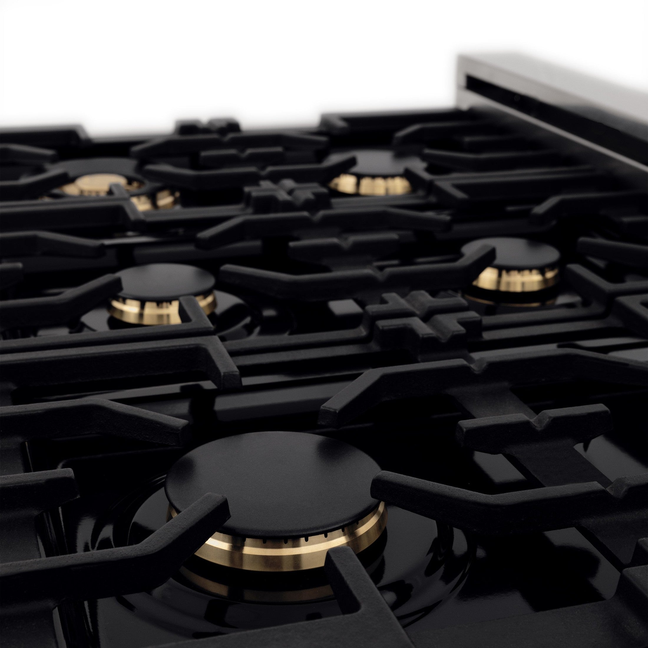 ZLINE Autograph Edition 36" 4.6 cu. ft. Range with Gas Stove and Gas Oven in DuraSnow Stainless Steel with Accents
