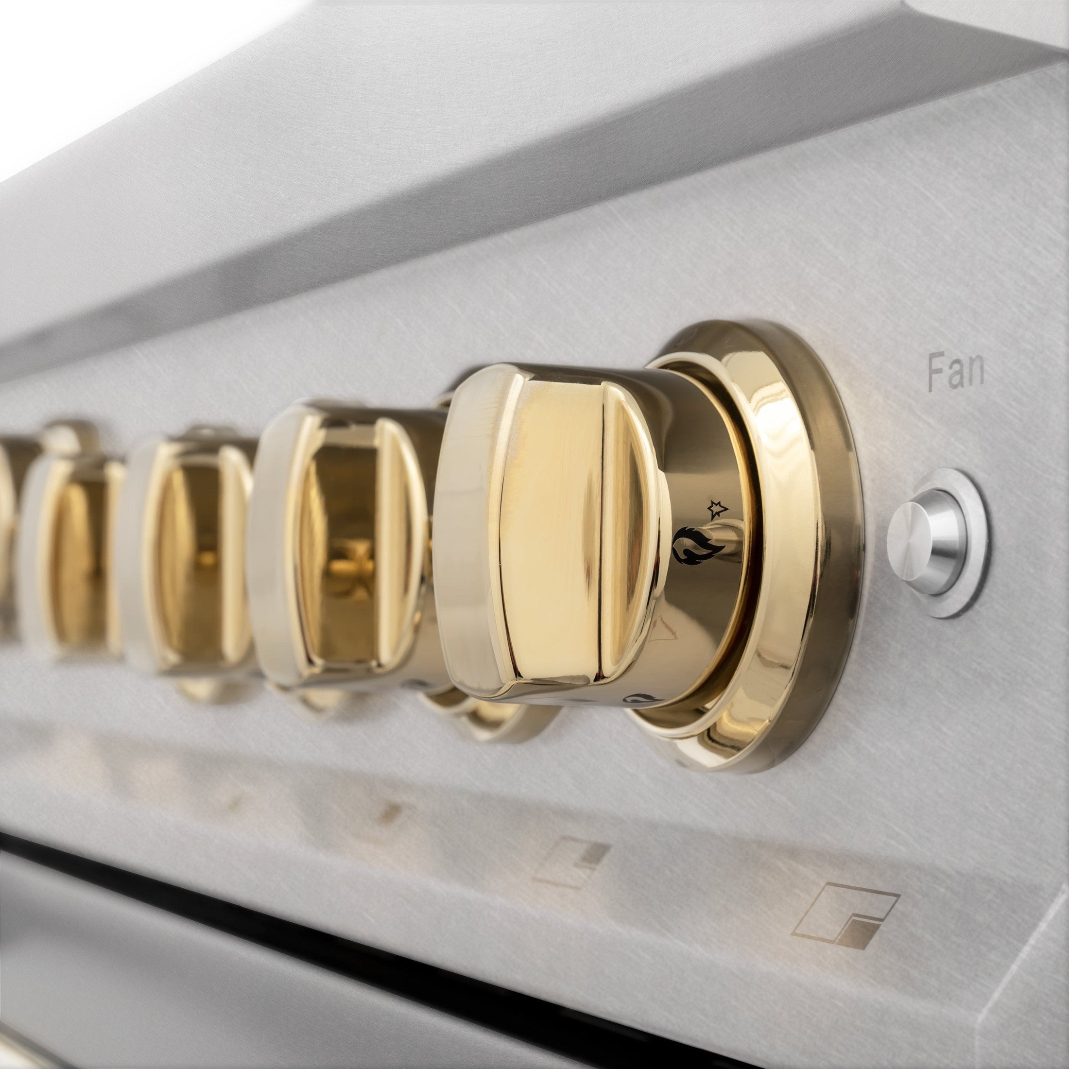 ZLINE Autograph Edition 36" 4.6 cu. ft. Range with Gas Stove and Gas Oven in DuraSnow Stainless Steel with Accents
