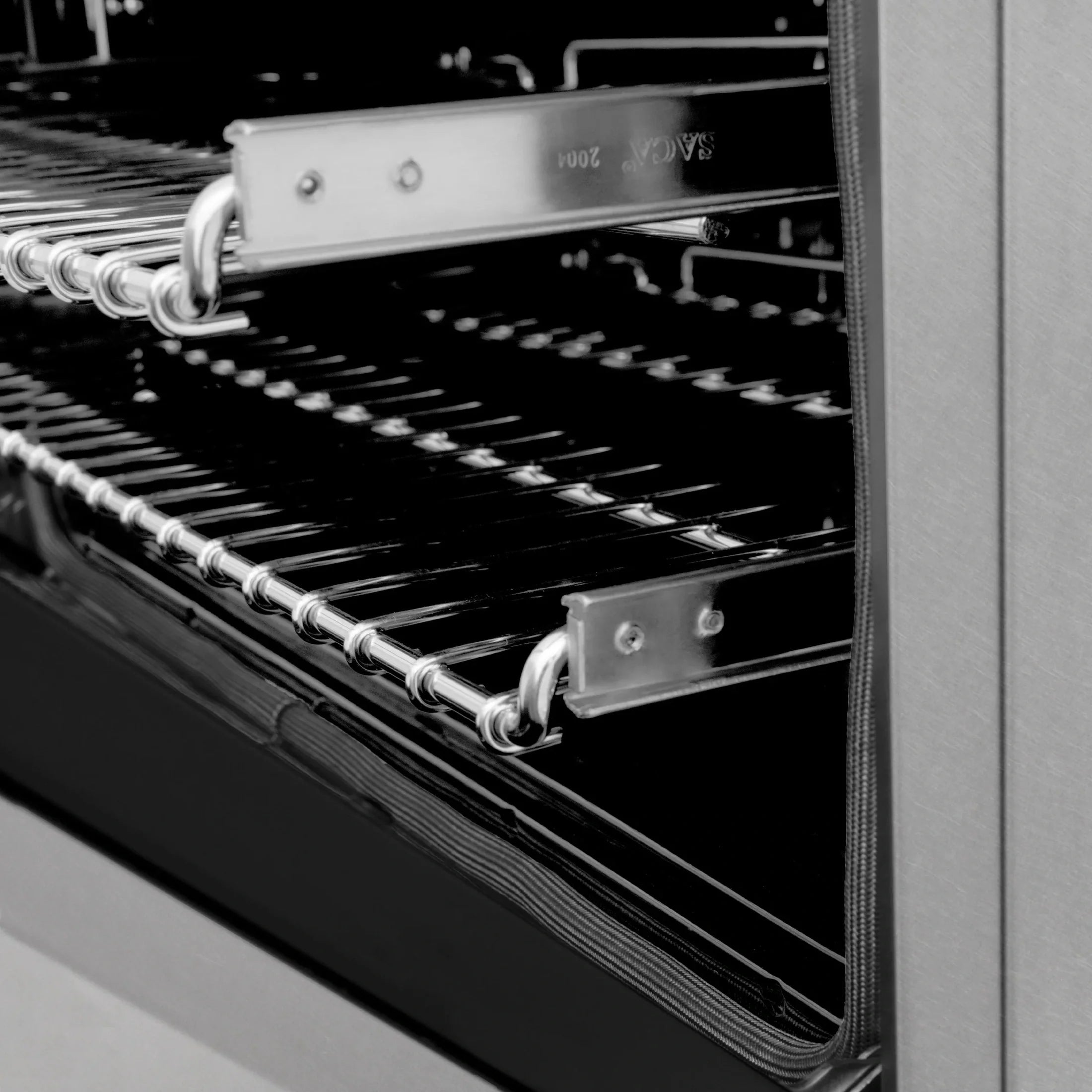 ZLINE Autograph Edition 48" 6.0 cu. ft. Range with Gas Stove and Gas Oven in DuraSnow Stainless Steel with Accents