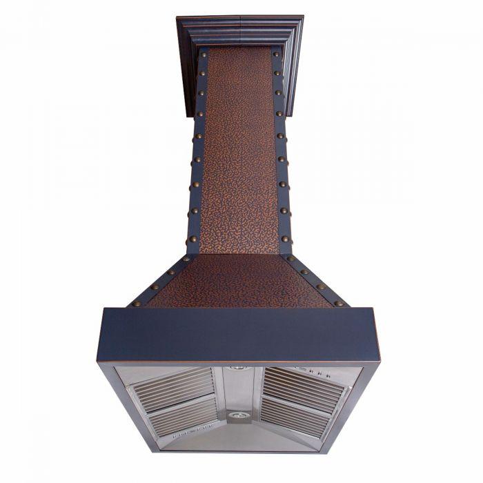 ZLINE Designer Series Copper Island Range Hood - 655i-EBBBB-36