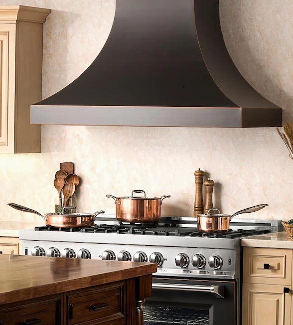 ZLINE Designer Series Oil-Rubbed Bronze Wall Range Hood