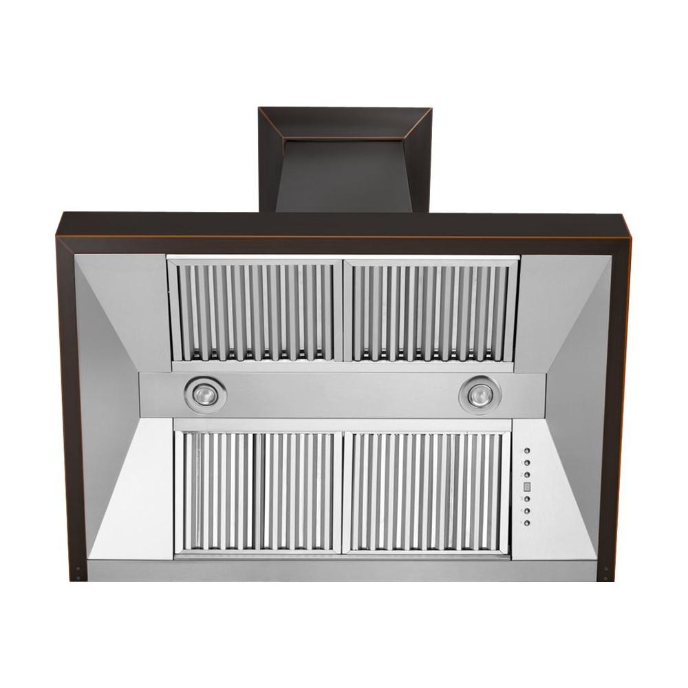 ZLINE Designer Series Oil-Rubbed Bronze Wall Range Hood