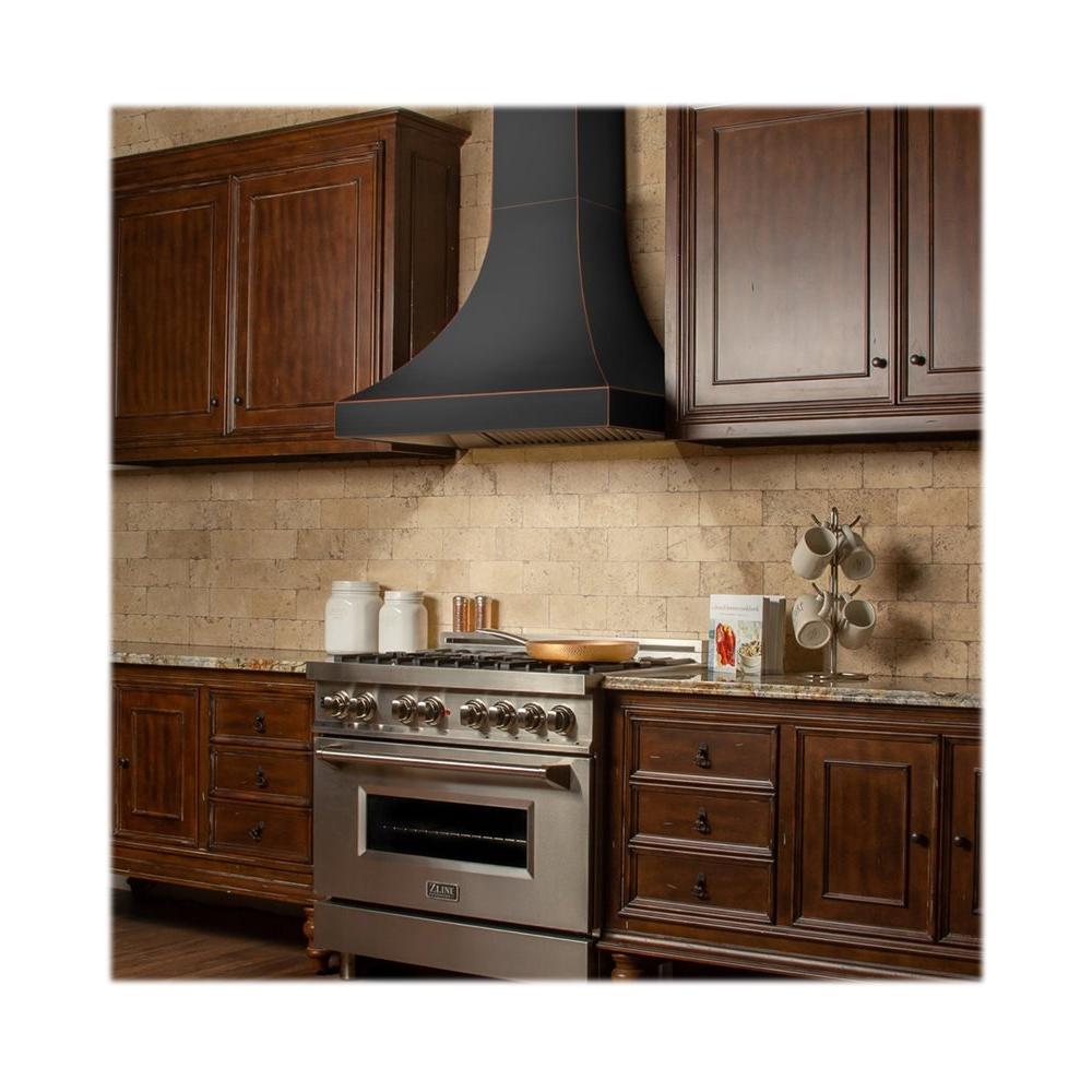 ZLINE Designer Series Oil-Rubbed Bronze Wall Range Hood