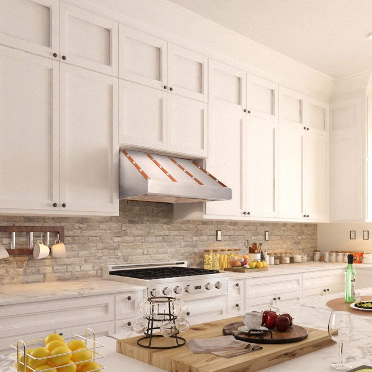 ZLINE Designer Series Under Cabinet Range Hood in DuraSnow 