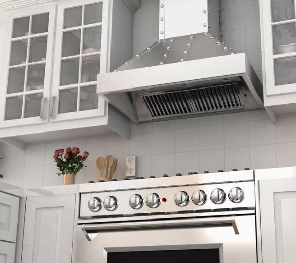 ZLINE Designer Series Wall Mount Range Hood in Dura Snow Stainless Steel - 655-4SSSS