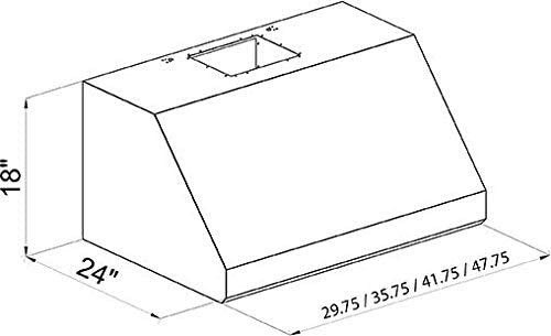 ZLINE Under Cabinet Range Hood in Stainless Steel 