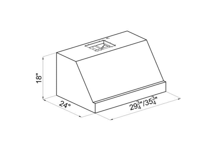 ZLINE Under Cabinet Range Hood in Stainless Steel - 435