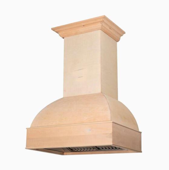 ZLINE Unfinished Wooden Wall Mount Range Hood 