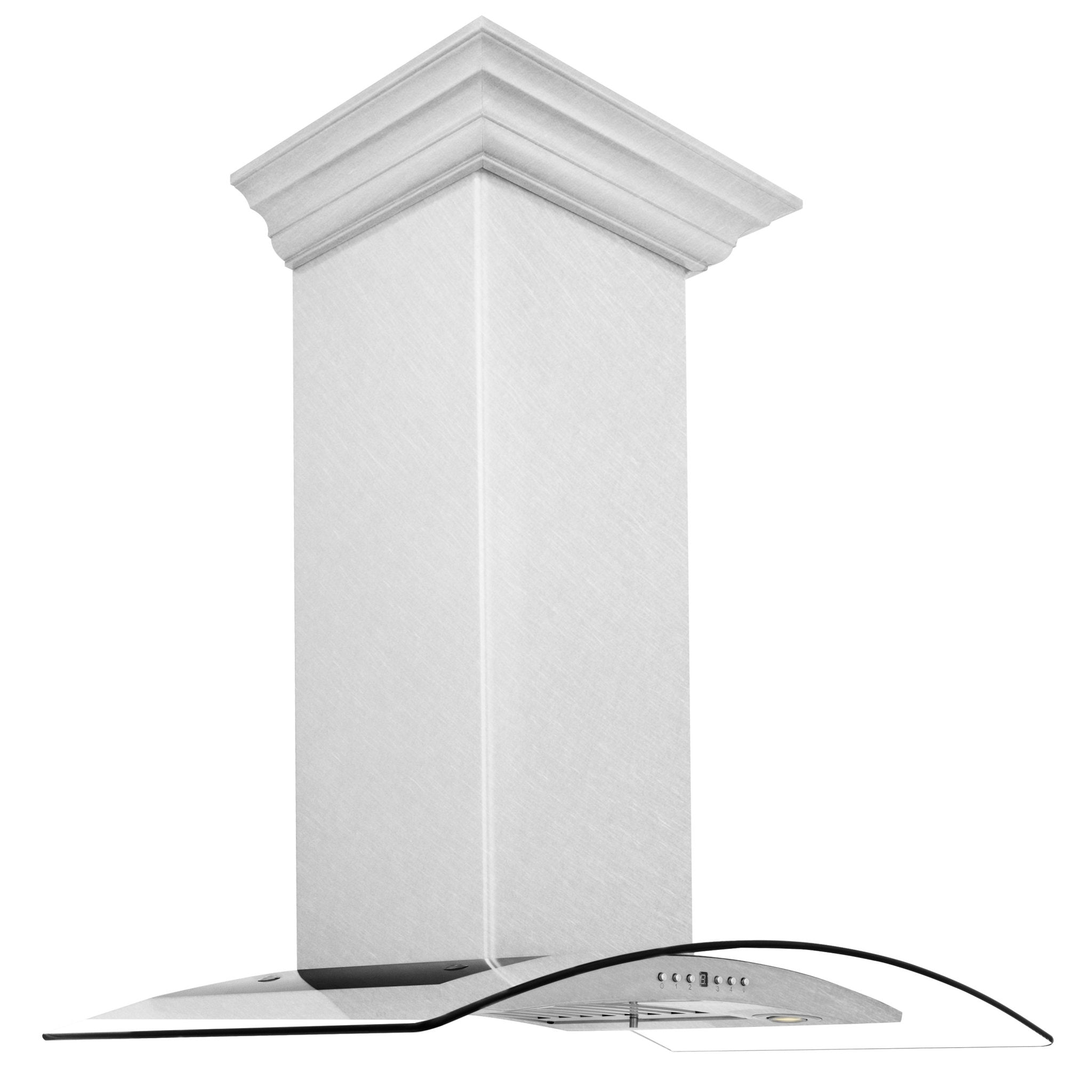 ZLINE Wall Mount Range Hood in DuraSnow Stainless Steel & Glass
